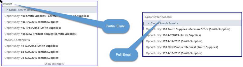 Email search